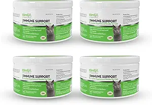Tomlyn Immune支持日报 L-Lysine 补充品, 鱼味的Lysine Power for Cats and Kittens, 4 Pack