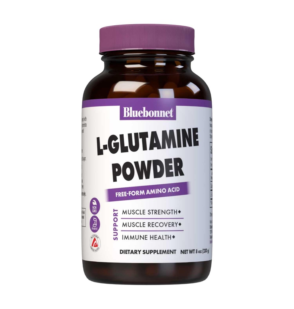 Bluebonnet 营养 L-glutanine Powder, 8 Ounce