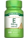 Nature's Truth Vitamin E 400 IU Softgels → 268 mg → 100 Counter → Non-GMO & Gluten Free Supplement 互联网档案馆的存檔,存档日期2013-12-22.