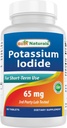 Best Naturals Potassium Iodide 65 mg - 膳食补充剂,60 片(60 count of 1) (12)