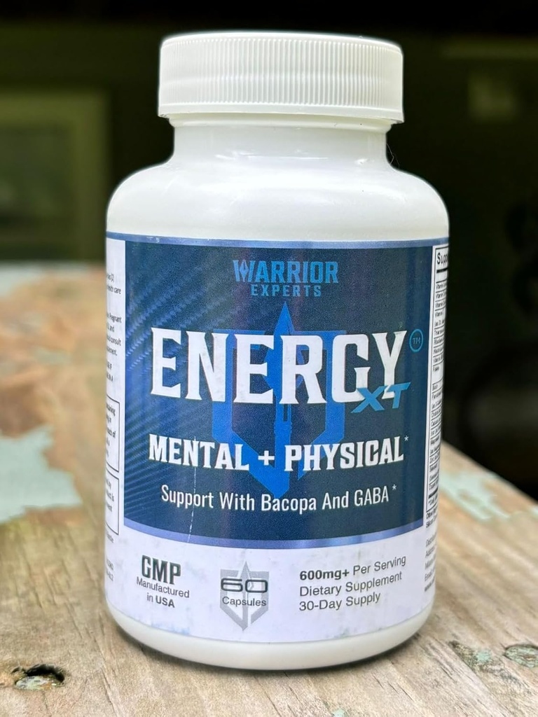 勇士Nootropics 智能警报和物理能量的能量补充 – 支持精神清晰度,大脑和认知功能 – 与维生素B,DMAE Bacopa和GABA – 60 Capsules
