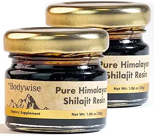 纯体喜马拉雅有机物 Shilajit Resin -- -- 包2 I 实验室测试 I 100% 认证和天然 I 75%+ 富尔维奇酸和 85+ Trace Minerals | 重金属自由 I 男 女 I 600 mg I 60 gm.