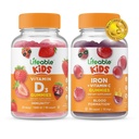 活生生的维生素D儿童+铁和维生素C儿童,Gummys Bundle - 大品尝,维生素补充,Gluten Free,GMO Free,Chewable Gummy