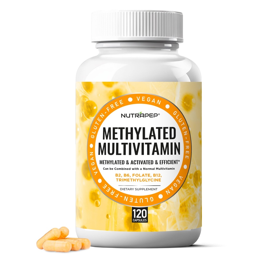 男性甲基多维素 -- -- 5-MTHF Riboflavin 维生素B2 B6 B12 B 复合三甲基甘化甲基Folate L Methyfolate Capsules 补编