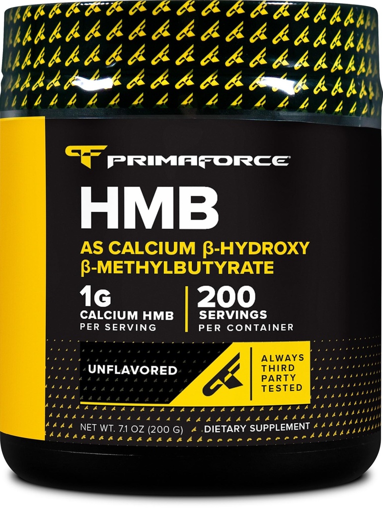 Primaforce HMB 补充粉末(200g)(未味)-纯钙β-羟基β-甲基丁酸酯