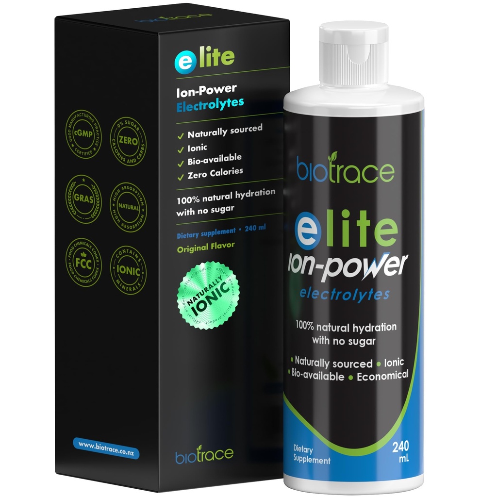 (原始内容存档于2018-09-29) (英语). BioTrace Elite Ionic Electrolyte Drops | 0卡路里 0糖 0卡路里 | 快速水分 斯塔米纳 能源 肌肉回收 | Trace Minerals | lect 30%+ %+ %+ 30%+ %+ 更多氯化镁