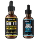 HERBIFY Bundle - Mullein Leaf 提取 & Biotin and Collagen - 呼吸支持 & Hair Skin and Nails 维生素支持