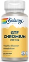 Solaray GTF 铬胶囊, 200mcg | 100    Pack 3