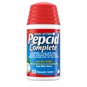 Pepcid 完全酸还原剂+酸性还原剂,10mg Famotidine,800mg碳酸钙和165mg 氢氧化镁 每心脏烧伤药片,Antacid Chews, Mint, 50厘米