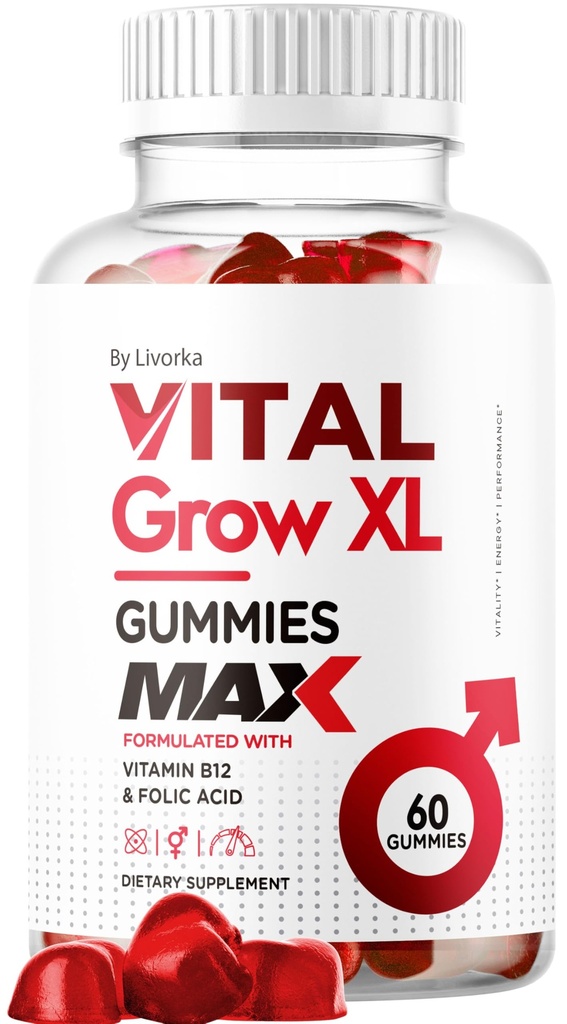 生命生长 XL 雄性胶囊 - 男子性能胶囊 1050MG 生命生长 GrowXL 混合胶囊 生命生长 Gummy 高级公式 60 Gummy 为期1个月