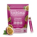 Ultima Replenisher Daily Electrolyte Powder Drink Mix – 无糖配料 – Passione果实 20 棒果配料 – 含6个电解质和追踪矿物的水化包 – Keto 友好,非GMO