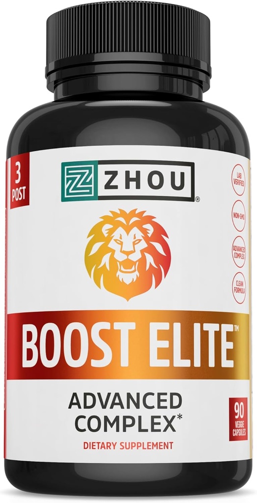 周靴精英 - 能量补充,天然肌肉支持 男子药丸与Tribulus, Fenugreek, Ginseng,和Maca - 90 Veggie Capsules