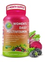 女性日报"多维生素加铁 - Vegan Methylized Multivitamin for Women with Biotin, 有机超级食品, Probiotics, B-Complex - 能源, Gut & 最佳健康支持 - 方便燕子 Capsules