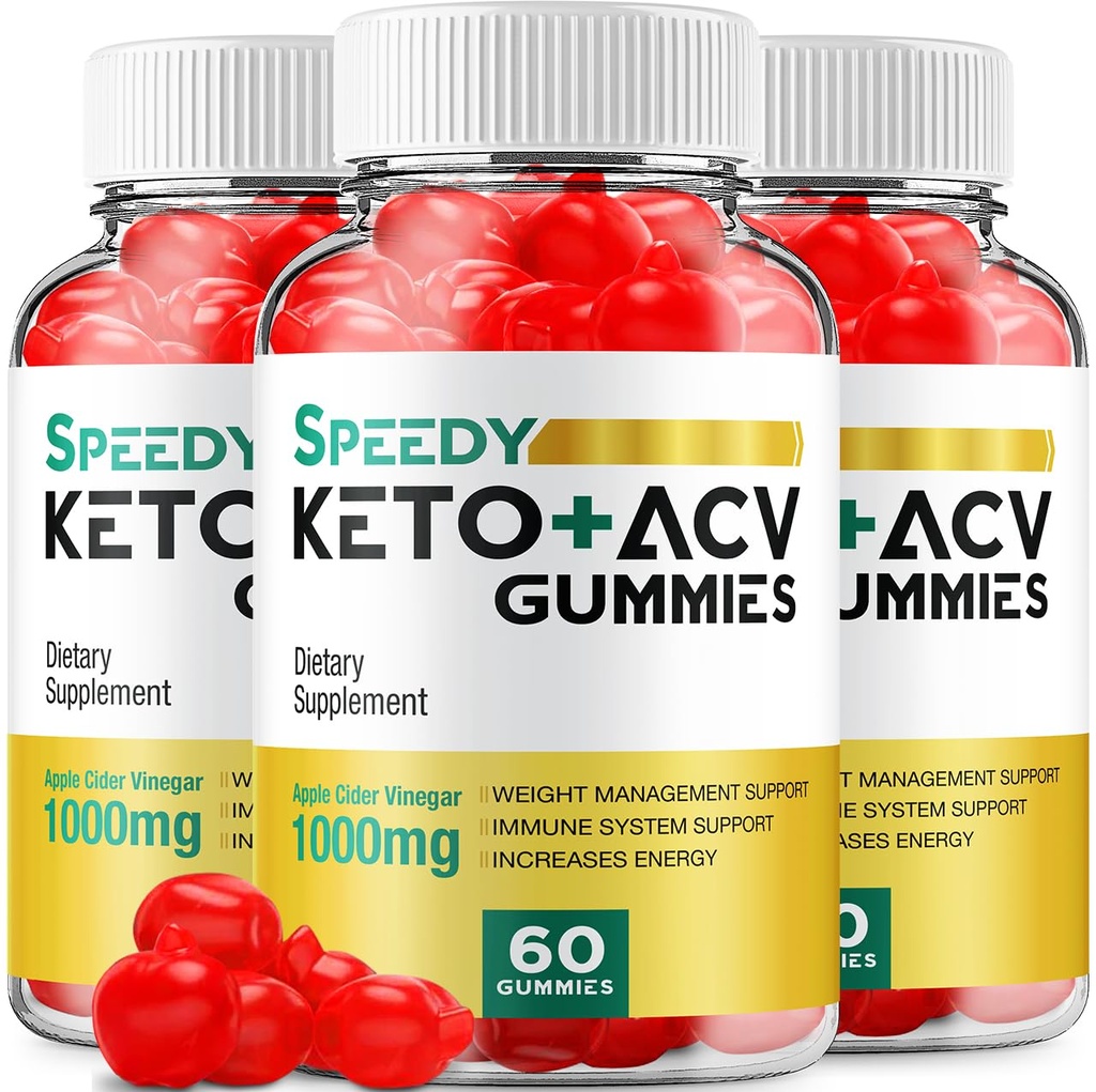 (3 Pack) 速度 Keto ACV Gummys - 高级公式 速度 Keto Plus ACV Gummys Apple 苹果 苹果 Viner 速度 ACV 饮食补充 男子(180 Gummys)