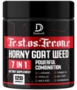 7 in-1 Ultra 测试支持 Tribulus Terrestris Horny Goat Weed L-Arginine Maca Root Tongkat Ali Beet Root - 能量锻炼肌肉力量支持 120 Capsules