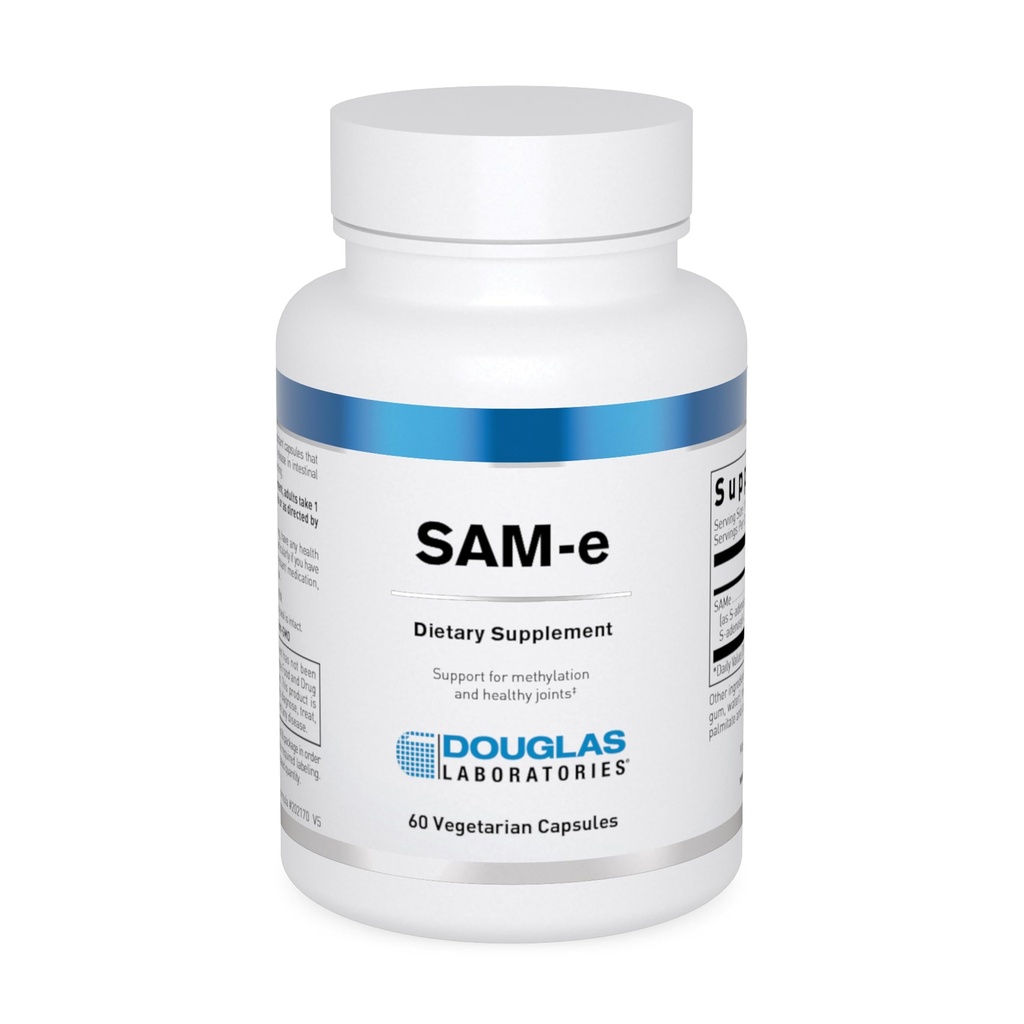 Douglas实验室 SAM-e 支持联合体、肝脏、神经递质和甲基化 → 60 Capsules