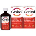Geritol液体维生素和铁补充剂,能源支持,包含高可能性的B-维生素和铁,欢乐的味道,容易吞咽,没有人工甜品,非GMO,12 Oz,2 Pack