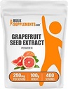 Bulk Assupports.com 葡萄果籽提取粉末 - 葡萄果籽补充剂 抗氧化剂来源 - 草药补充剂,Gluten Free,每服250毫克,1kg(2.2磅)(包1)