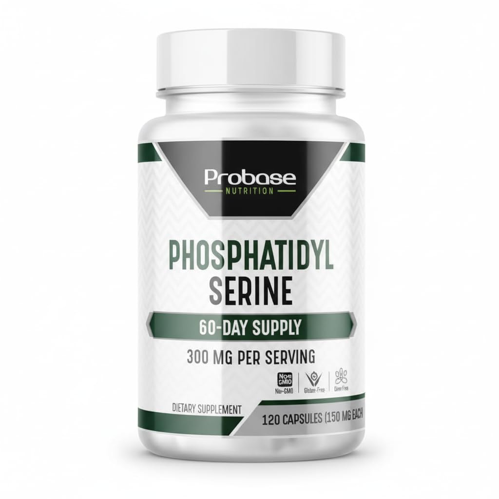 亲基营养 Phosphatidylserine 300mg 补充大脑健康和记忆支持 N-GMO Gluten Free 120 Capsules Phosphatidyl Serine 综合体