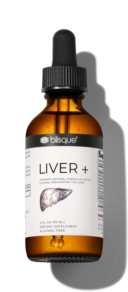 Blisque – Liver Complex Supplement to Detox, Cleanse, and Repair The Liver | Doctor-Approved | Natural Ingredients | Milk Thistle and Dandelion Root | 2 Ounce | 59 Servings