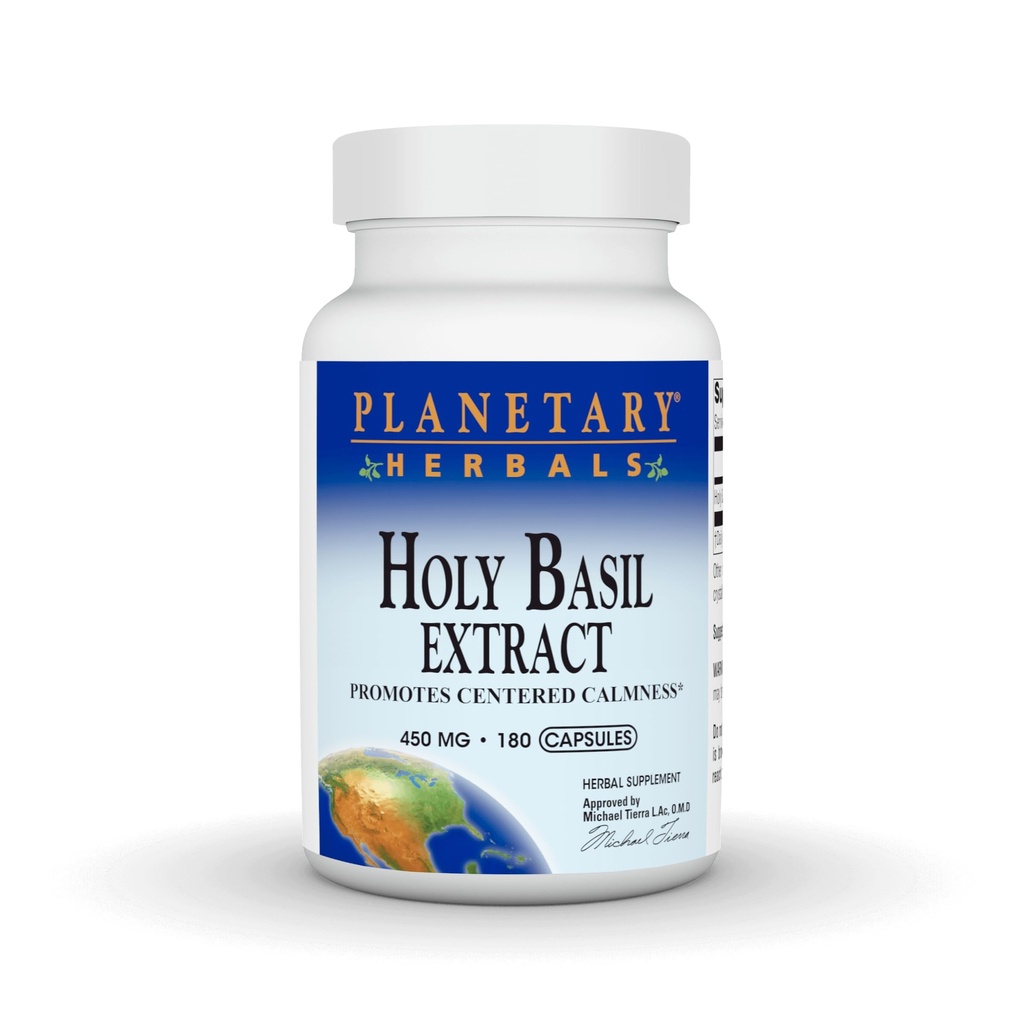 Planetary HERBALLS 圣巴西尔摘录,促进中心平静,180 伯爵