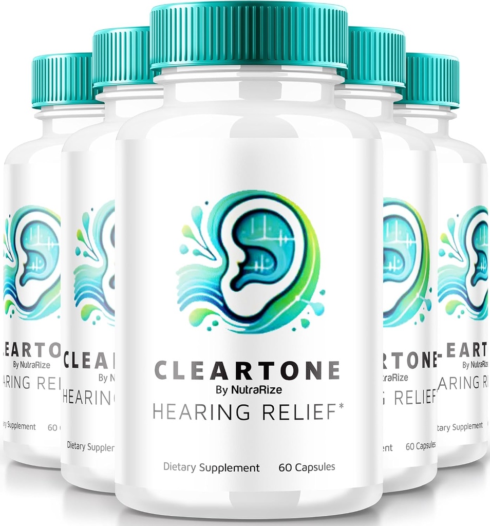 NutraRize (5 Pack) CleanTone Tinnitus, Clean Tone Pills for aude, CleanTone Pills for Authority Ear Health, CleanTone Pills 官方审计支持卡普尔, CleanTones Review (300 Capsules) (英语).