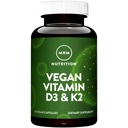 MRM Nuturition Vegan Vitamin D3 & K2 & K2 + Bone + Immune Health 由地衣制造 + 支持钙吸收 + Vegan + 蔬菜友好 + 60 服务