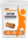 Bulk Assupports.com 肉桂巴克提取粉末 - 锡兰肉桂补充剂,草药补充剂 - Vegan & Gluten Free, 每服1.2g, 100g (3.5 oz) (Pack of 1)