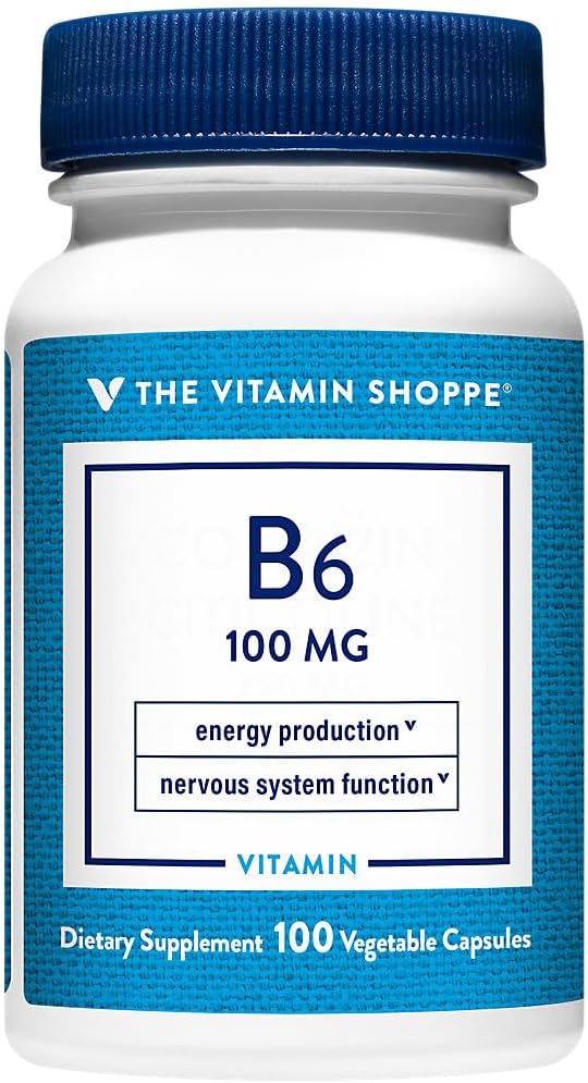 维生素店 B6 100MG(100 Capsules)