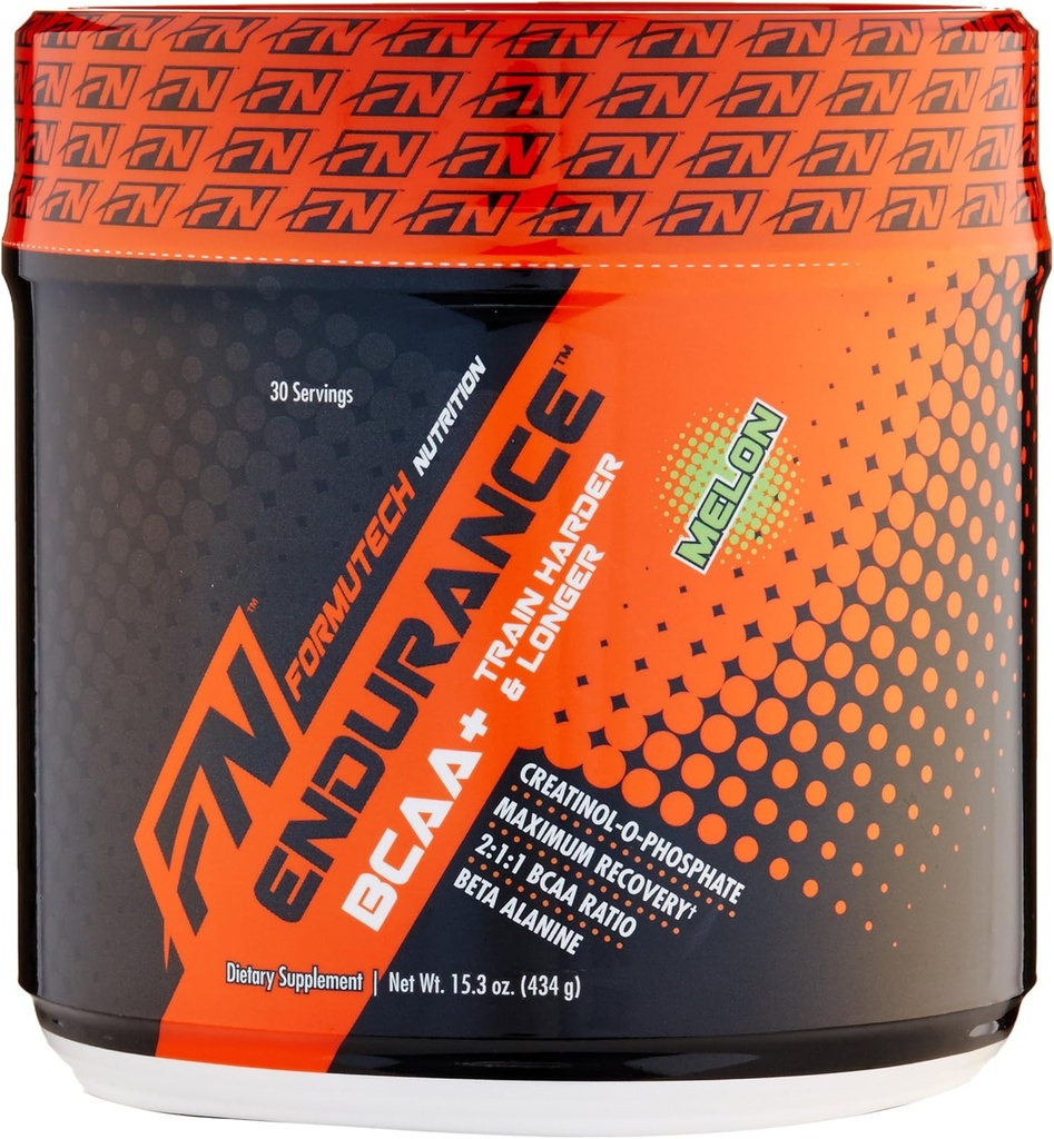 Endurance BCAA Plus,与贝塔·阿兰宁,梅隆,434 Gram一起设计,用于训练更硬和更长的