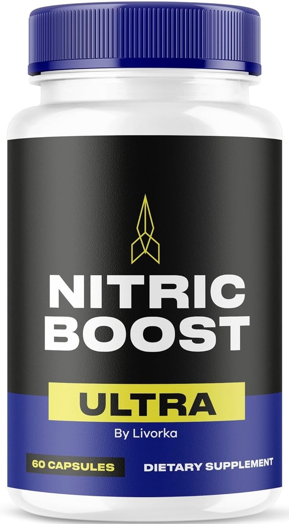 1 Pack - NitricBoost Ultra Capsules, NitricBoost Ultra 高级公式,60 Capsules,1个月
