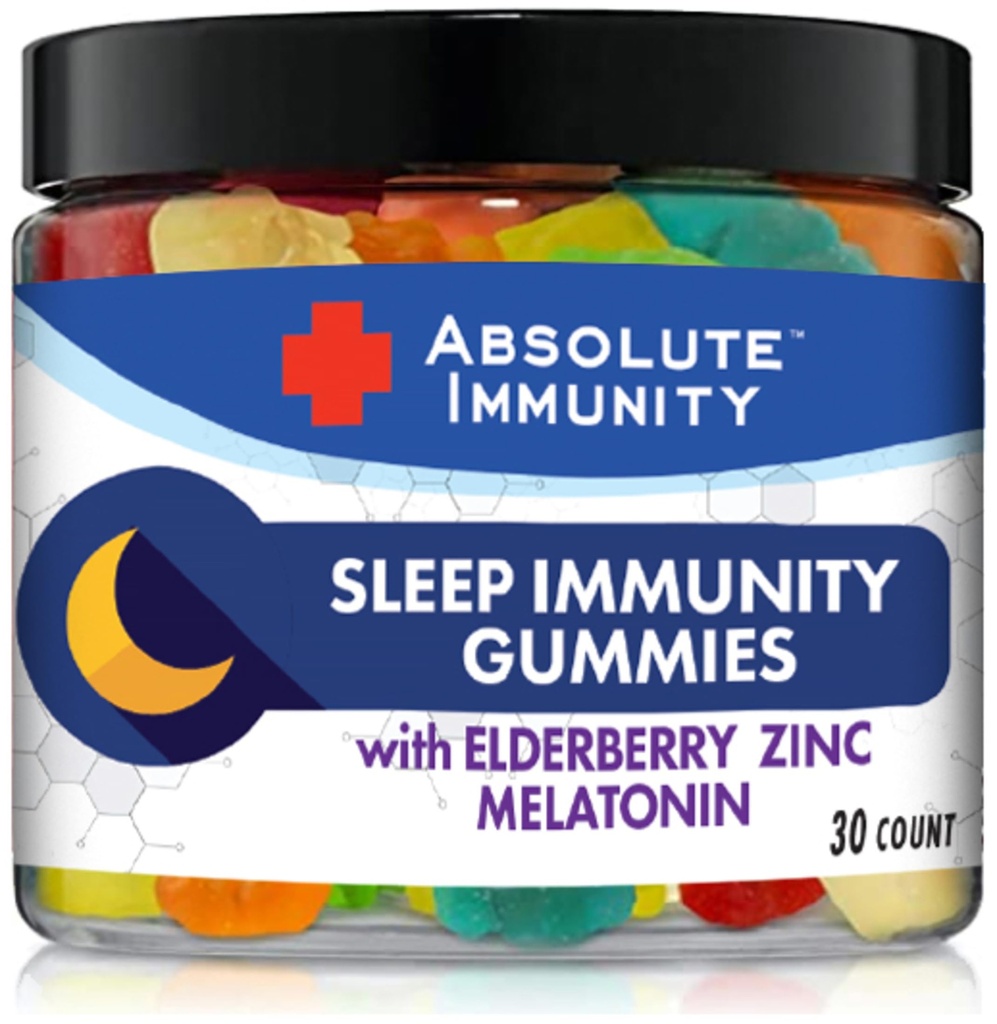 绝对豁免 -- -- 锌和老年莓 -- -- 与Melatonin一起睡觉,100%的无毒品睡眠援助、免疫系统支助、成人和儿童30克特