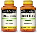 梅森维生素 Ginkgo Biloba 500 mg 180 Gelatin Capsules 每瓶,包2瓶,共计360瓶
