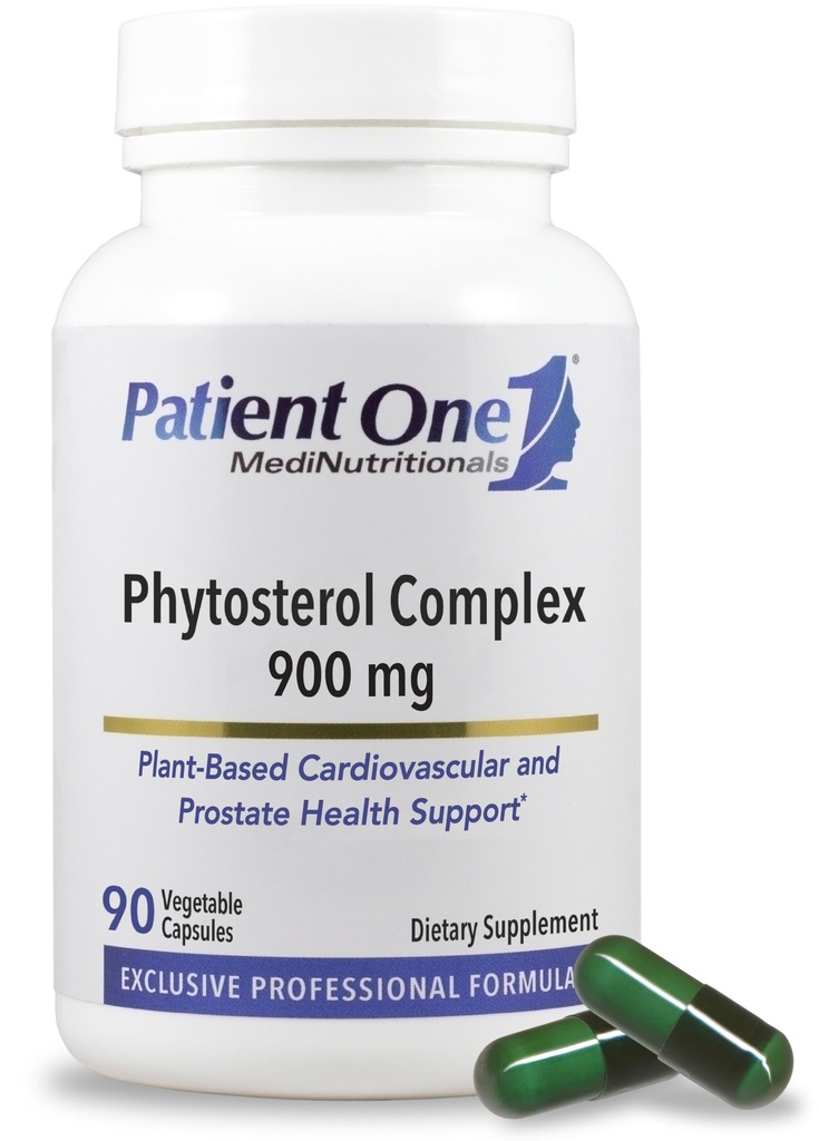 患者 1 Phytosterol Complex 900 mg + + 支持心脏健康和健康的利皮代谢* + + 植物固醇 → 90 Capsules