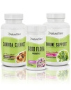 NaturalSlim Candida Cleanse Supports Bundle - Candistic Kit Anti overgrowth, Gut & Colon Clean Cleans 242 Capsules 总计 - 由弗兰克·苏亚雷斯(2 Pack)提出的28天清洁方案