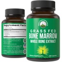 山峰性能草 美食骨髓 - 全骨提取 180 Capsules Superfood Pills Rich in Collagen, Vitamins, and Amino Acids. 来自骨质母体,马罗,卡蒂拉奇. 祖传碑文