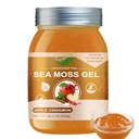 Seamoss Raw Gel with Irish Sea Moss, Sea Moss Supplement - Immune Support - 18.5 OZ Sea Moss Advance (苹果肉桂) (英语).