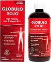 Globulo Rojo Iron Supplement -- -- 配有高概率铁和乙类维生素的液体饮食补充(Vegan)(1包)