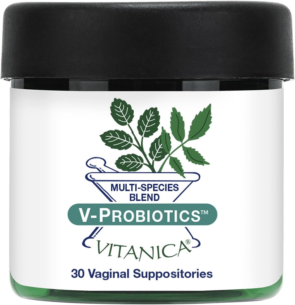 Vitanica V-Probiologics - 为妇女辩护 - 阴道假设与乳房杆菌 Rhamnosus, Gasseri & More - 妇女健康补充 - Pro Logo - 30阴道假设