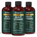Wellgenix 平衡基本素+新配方 - 液体维生素 - 完整的多维素补充剂 - 1oz Daily - Immune Boosting &总体健康 - 成人,儿童,托德勒斯 - Berry Flavor 32oz (3)