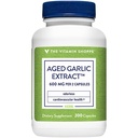 维他命商店 无色无色大蒜提取 - 支持心血管健康 - 600 MG(200 Capsules)