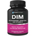 纯DIM 补充250mg Diindolylmethane + BioPerine 和 Dong Quai – 男女荷尔蒙平衡支持,绝经和雌激素支持 - 90 植物卡普尔