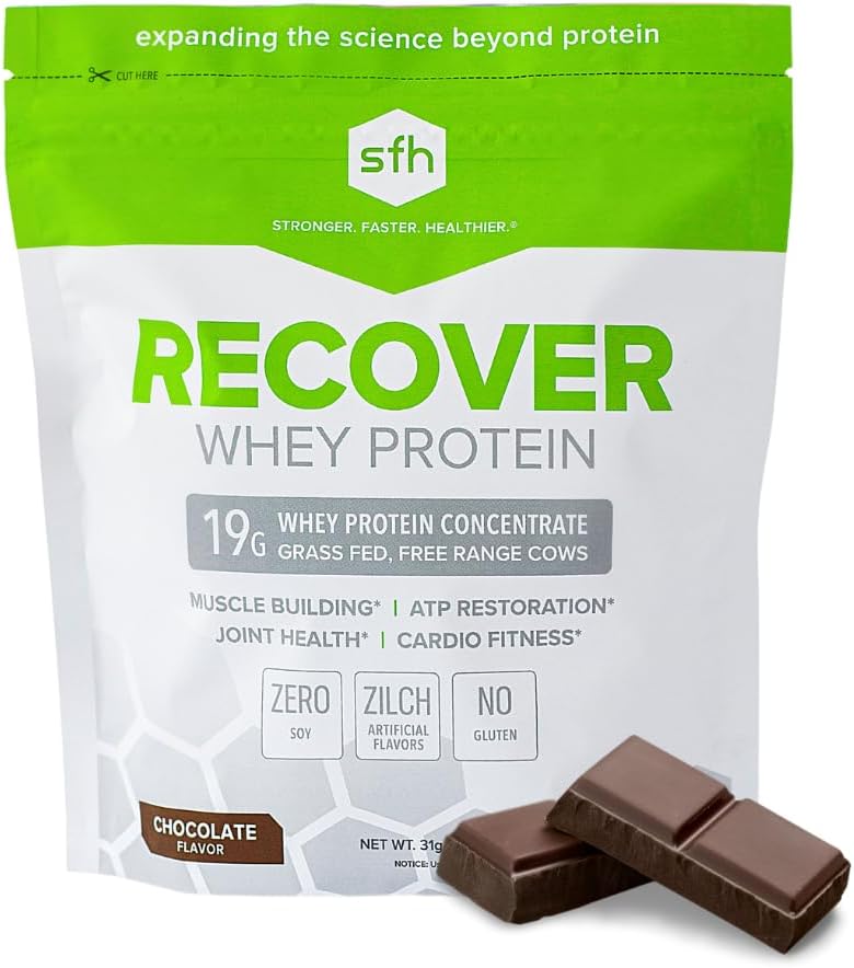 SFH Recover Whey 蛋白粉(焦油) 大品味 草药 Fed Whey for Post Workout → 全部自然 → 无豆,无胶,无RBST,无人工火焰(20 service Bag)