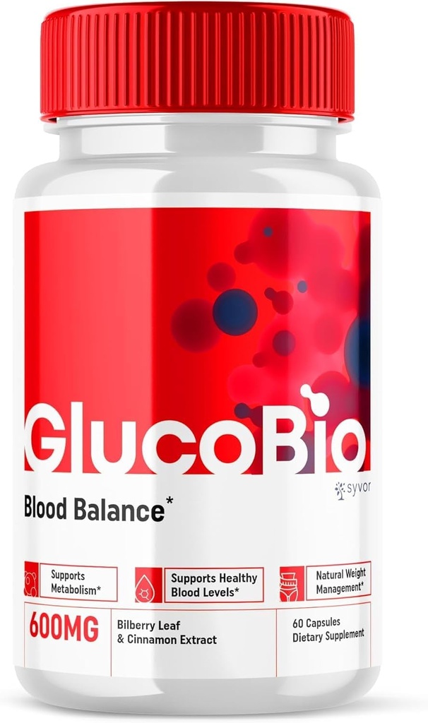 GlucoBio健康与健康支持Capsules Gluco生物药丸,Gluco生物天然维生素总健康与健康公式Glycogen支持补充,BioGluco多维特敏Capsules (60 Capsules)