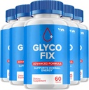 (5 Pack) Glyco Fix 健康维生素支持补充, Gluco Fix Capsule - 高级公式 Gluco Fix, Glyco Fix 最大强度审查, 300 Capsules