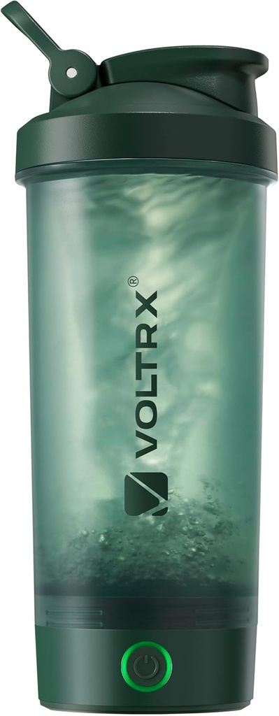 VOLTRX 蛋白质摇摆瓶 合并 USB C 可充电电的蛋白质摇摆混合器 摇摆杯 蛋白质摇摆和换食摇摆, BPA Free, 24oz