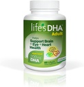 Life’s DHA All-Vegetarian DHA Dietary Supplement Supports a Healthy Brain, Eyes & Heart, Non-GMO From Sustainable Plant Source 200 mg of DHA Omega-3 60 Softgels