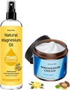 腿割伤和睡眠的专题镁酸盐(Lotion & Spray),疼痛的夜间镁酸盐(Minnesion Cream),Muscle Relaxation,Calm,身体和皮肤护理的深度水分----儿童自然和安全