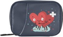 Naanle Pill 组织者心脏 与交叉药盒 7日药盒 包 旅行药盒组织者袋 与Zipper Portable Weekly Case Control 大小 维生素补充持有者