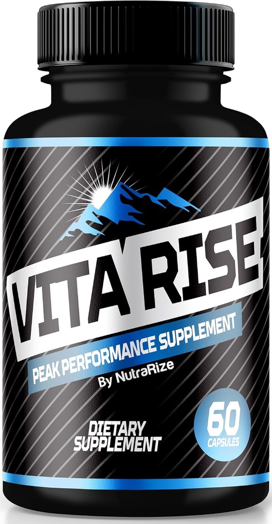 男子Vita Rise Pills,官方Vita Rise Peak 性能补充,全天然男性Capsules用于整体健康与健康支持,Vita Rise Pro 片,VitaRise (60 Capsules)